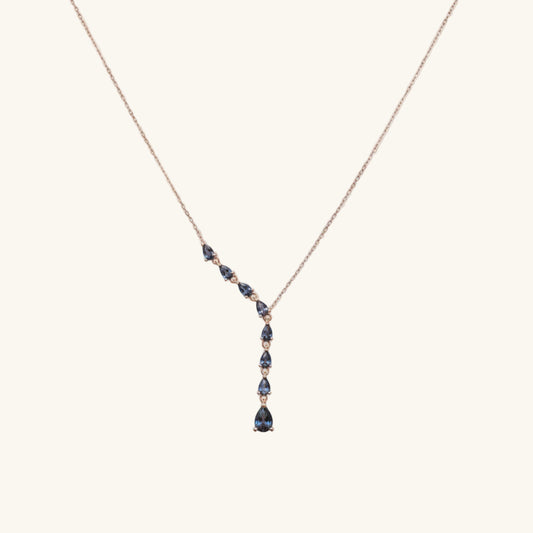 Sequential Mystic Topaz Stone Drop Women's Silver Pendant