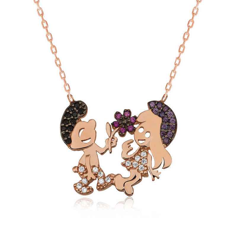 Smurfs Women's Silver Necklace