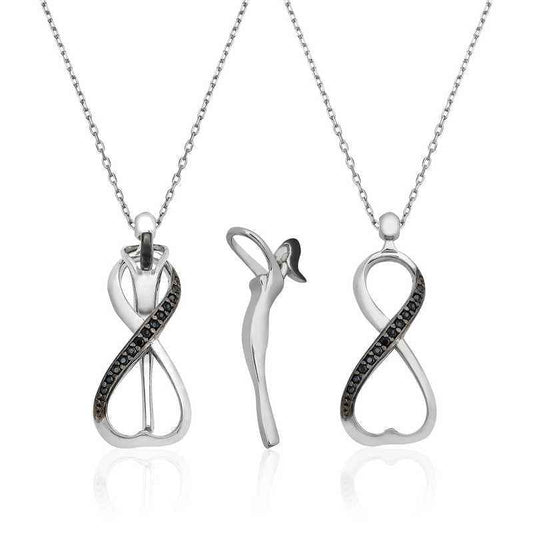 Infinite Love Women's Silver Necklace