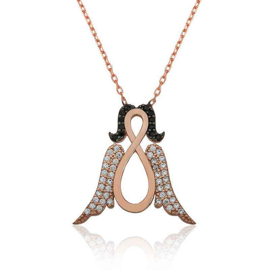 Infinite Angel Women's Silver Necklace