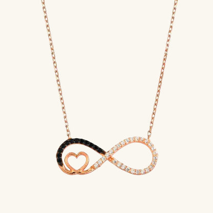 Heart Infinity Women's Silver Necklace