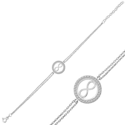 Infinity Women's Silver Bracelet
