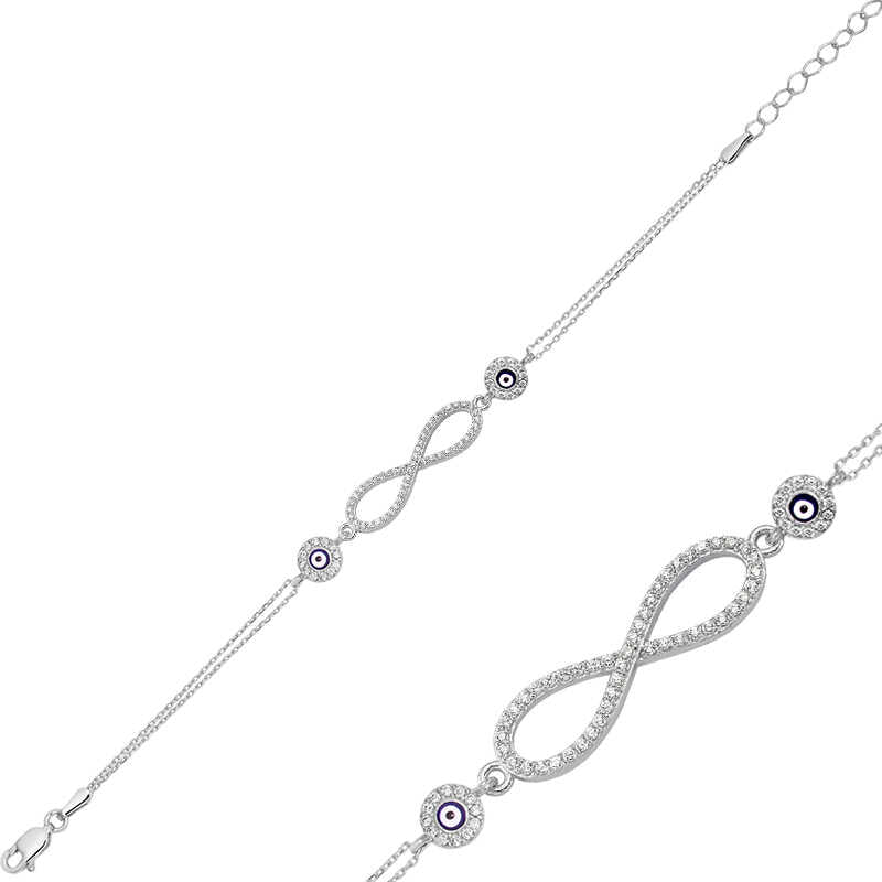 Bracelet Infinity en argent pour femme