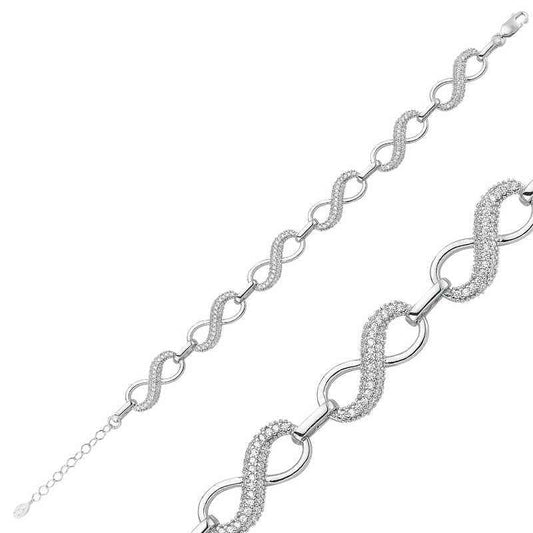 Infinity Women's Silver Bracelet