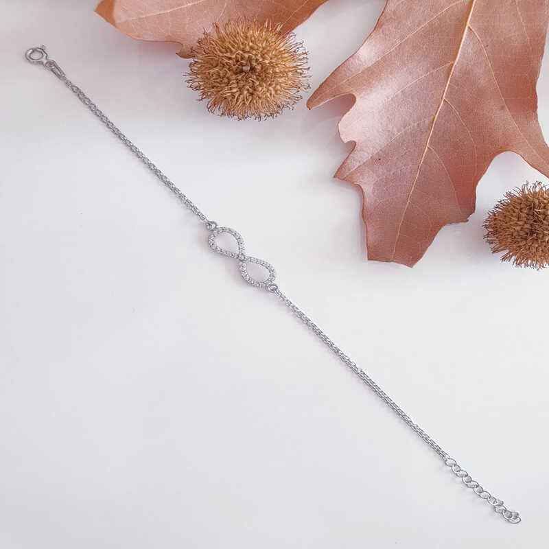 Infinity Women's Silver Bracelet