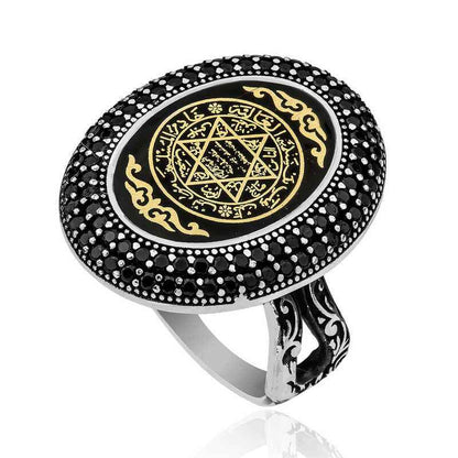 Solomon's Seal Women's Silver Ring