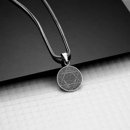 Solomon's Seal Silver Necklace