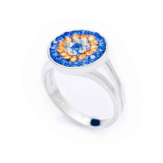 Evil Eye Women's Silver Ring