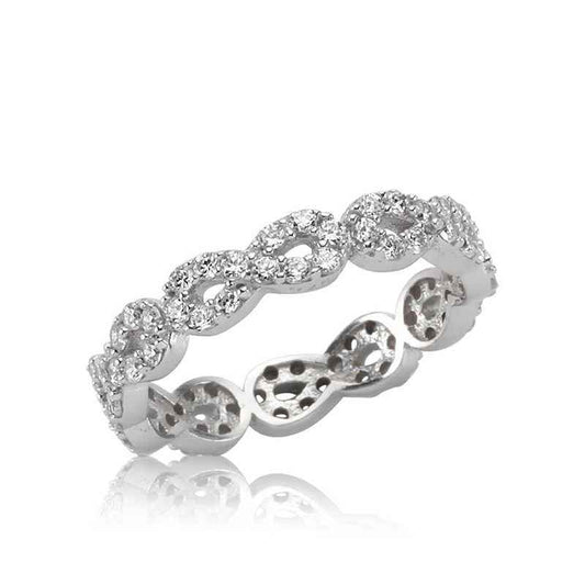 Tamtur Infinity Women's Silver Ring