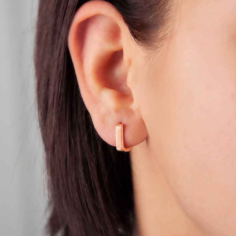 J Stone-Free Women's Silver Earring