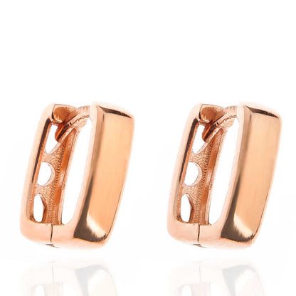 Boucles d'oreilles en argent pour femme sans pierre J