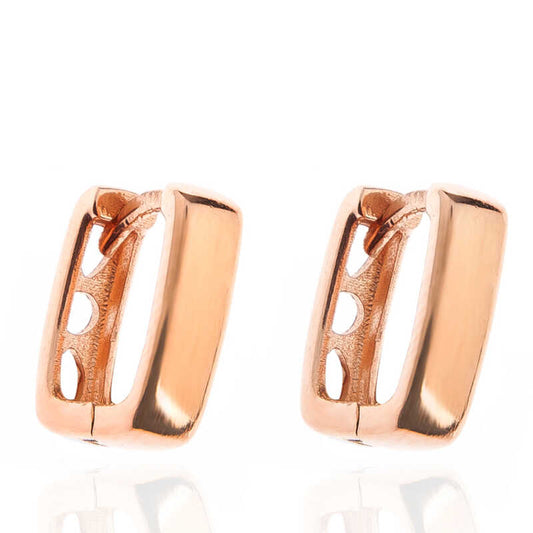 Boucles d'oreilles en argent pour femme sans pierre J