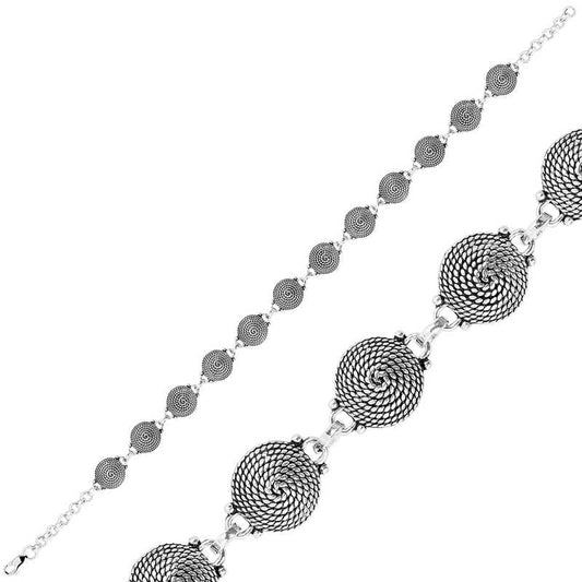 Women's Silver Filigree Bracelet