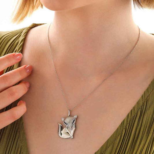 Fox Women's Silver Necklace