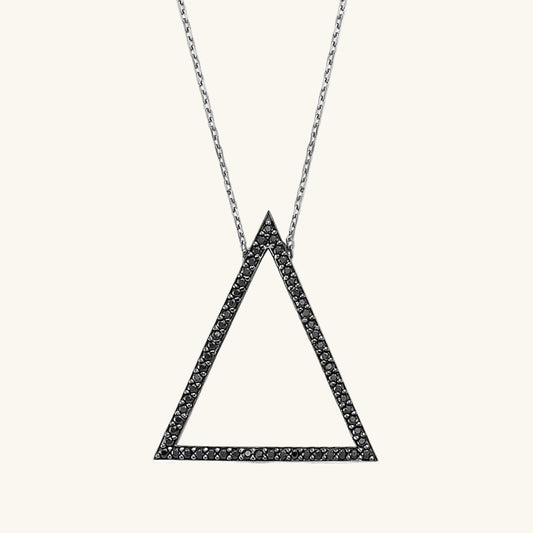 Triangular Women's Silver Necklace