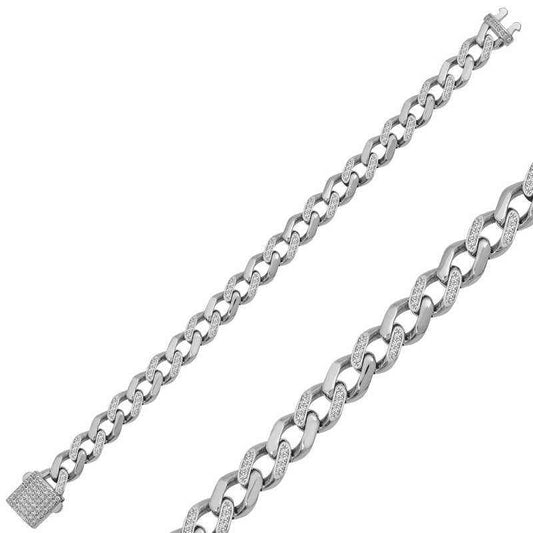 Stone Gourmet Unisex Silver Bracelet