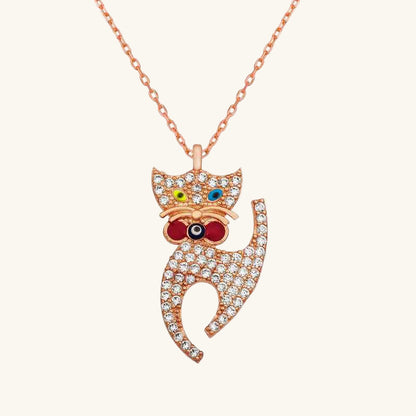 Van Cat Silver Pendant
