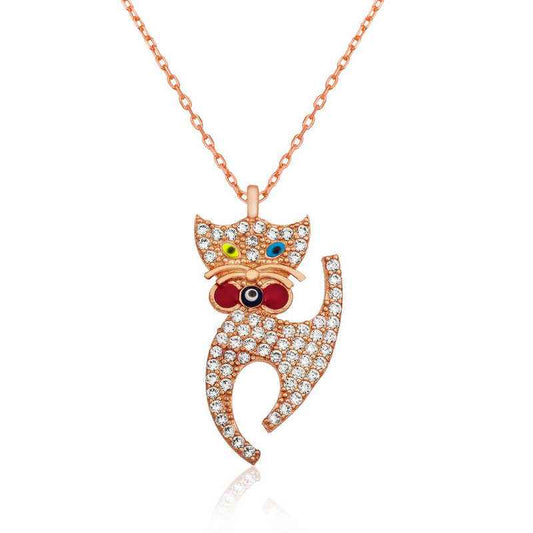 Van Cat Silver Pendant