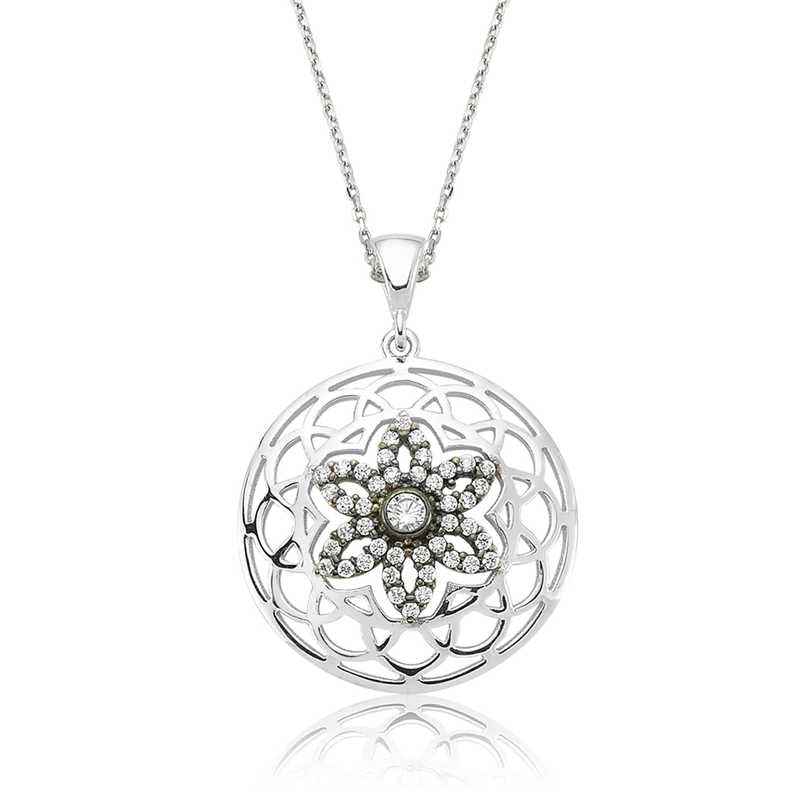 Flower of Life Women's Silver Necklace