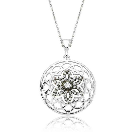 Flower of Life Women's Silver Necklace