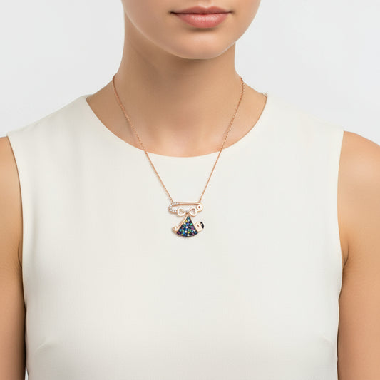 Newborn Baby Silver Necklace