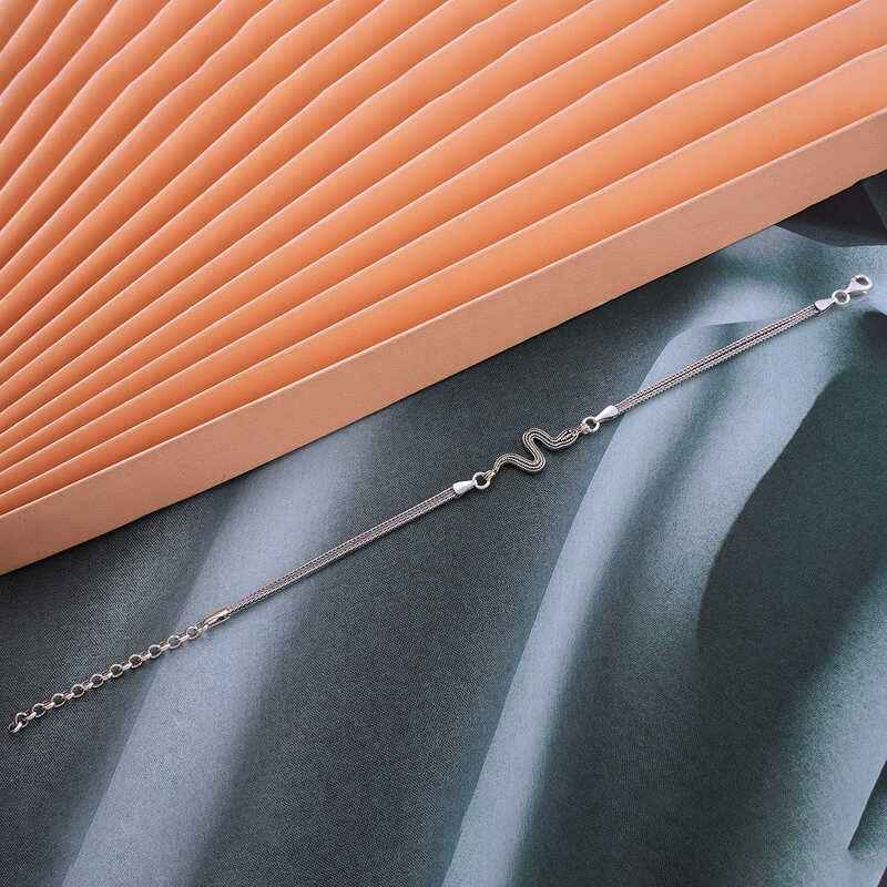 Snake Women's Silver Bracelet
