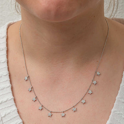 Star Luck Women's Silver Necklace