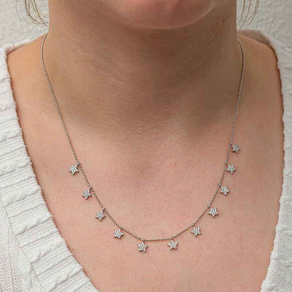 Star Luck Women's Silver Necklace