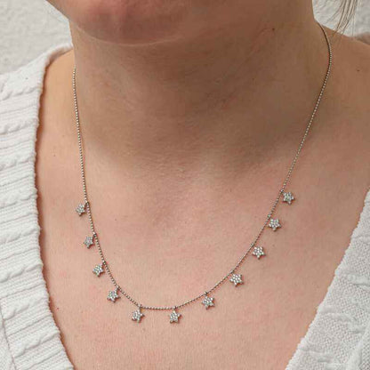 Star Luck Women's Silver Necklace