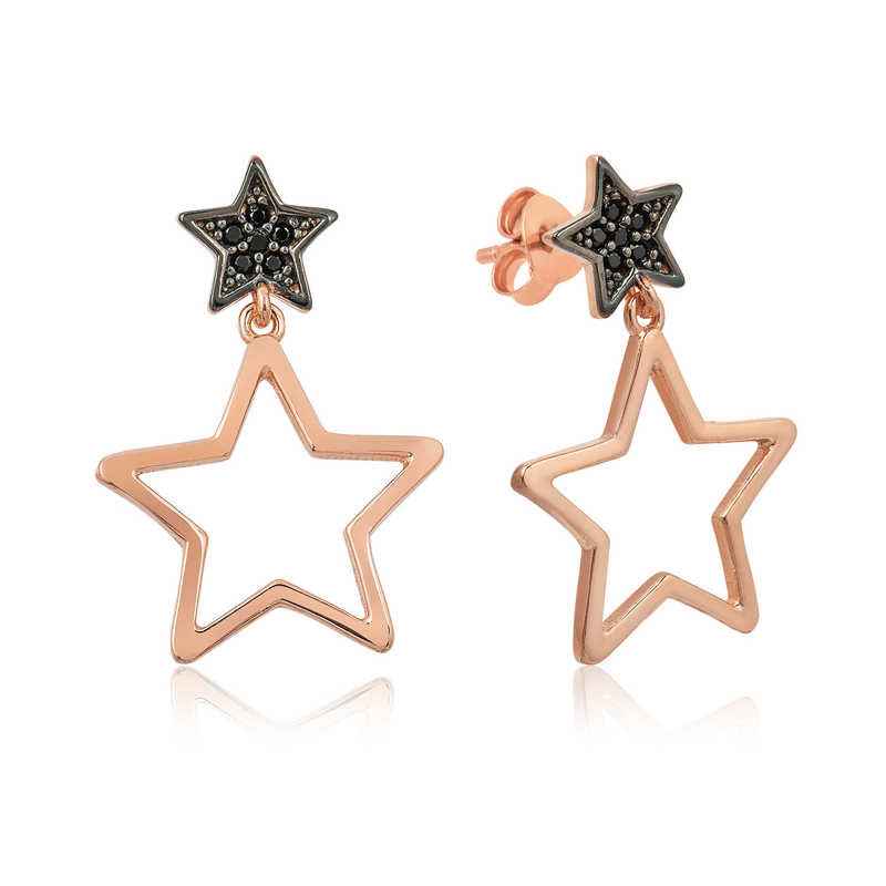 Star Silver Earrings