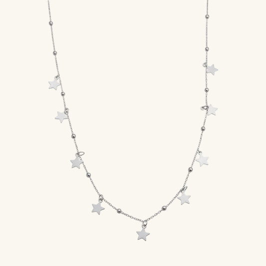 Star Dorica Damen Silber Halskette