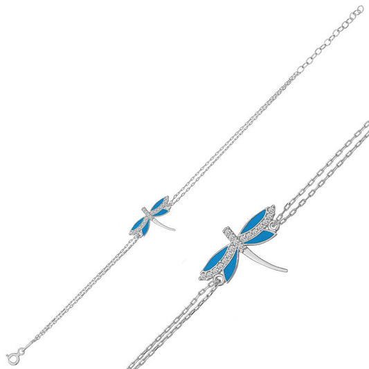 Dragonfly Women's Silver Bracelet
