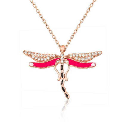 Dragonfly Women's Silver Necklace
