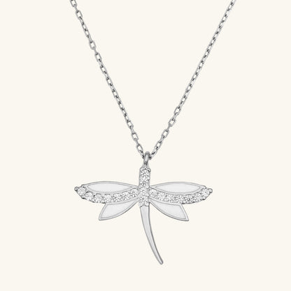 Dragonfly Women's Silver Necklace