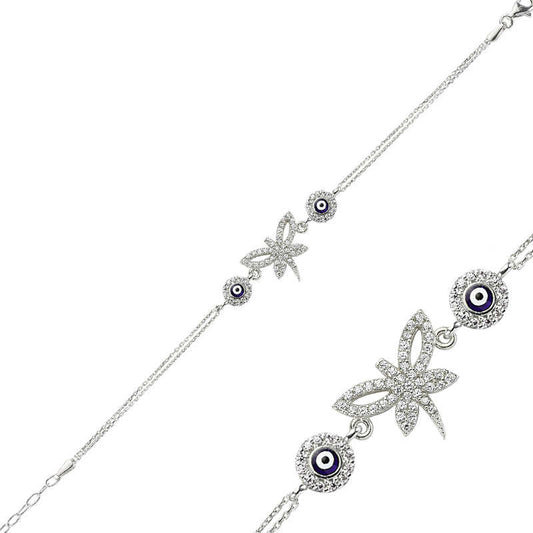 Dragonfly Women's Silver Bracelet