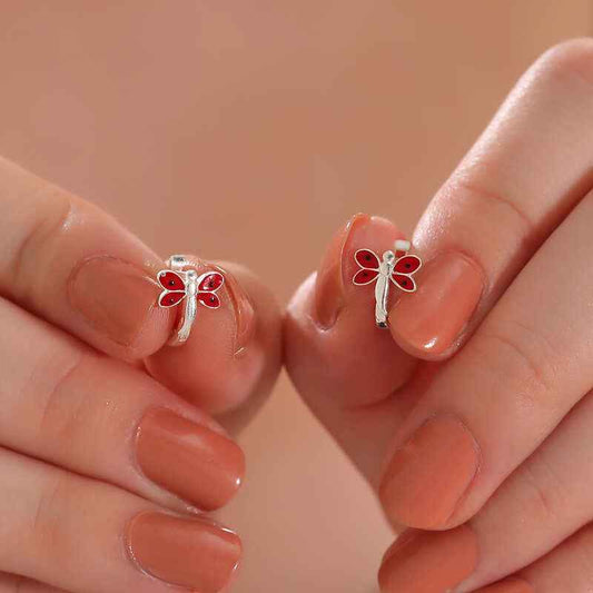 Dragonfly Children's Silver Earring