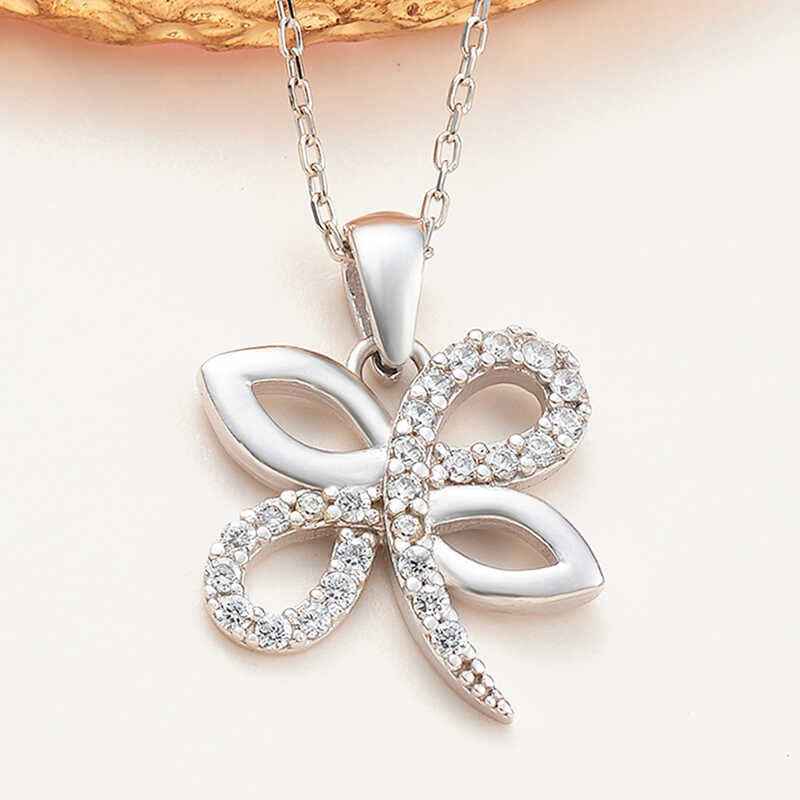 Dragonfly Women's Silver Necklace