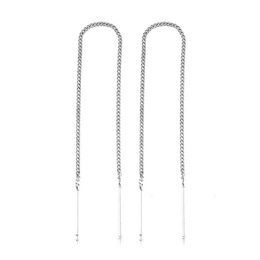 Silver Chain Earrings