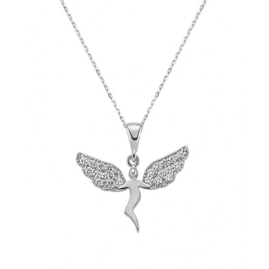 My Angel Women's Silver Necklace