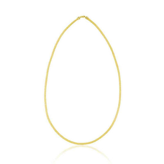 Stone Mesh Women's Silver Necklace