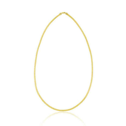 Stone Mesh Women's Silver Necklace