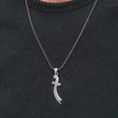 Zülfikar Sword Men's Silver Necklace