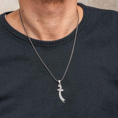 Zülfikar Sword Men's Silver Necklace
