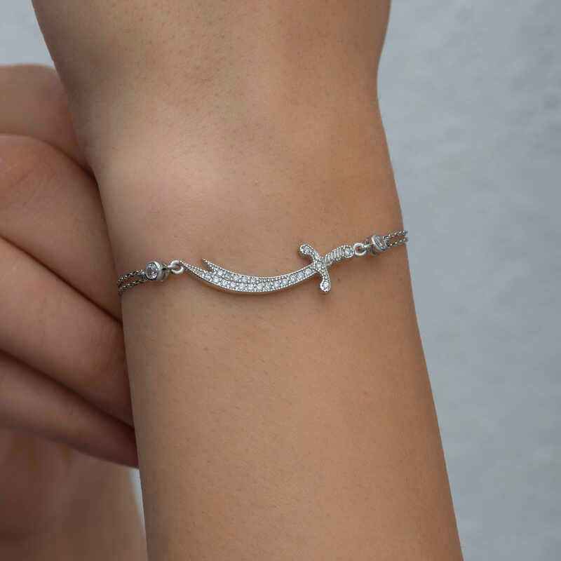 Zülfikar Sword Women's Silver Bracelet