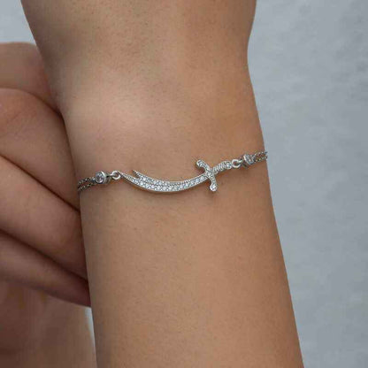 Zülfikar Sword Women's Silver Bracelet