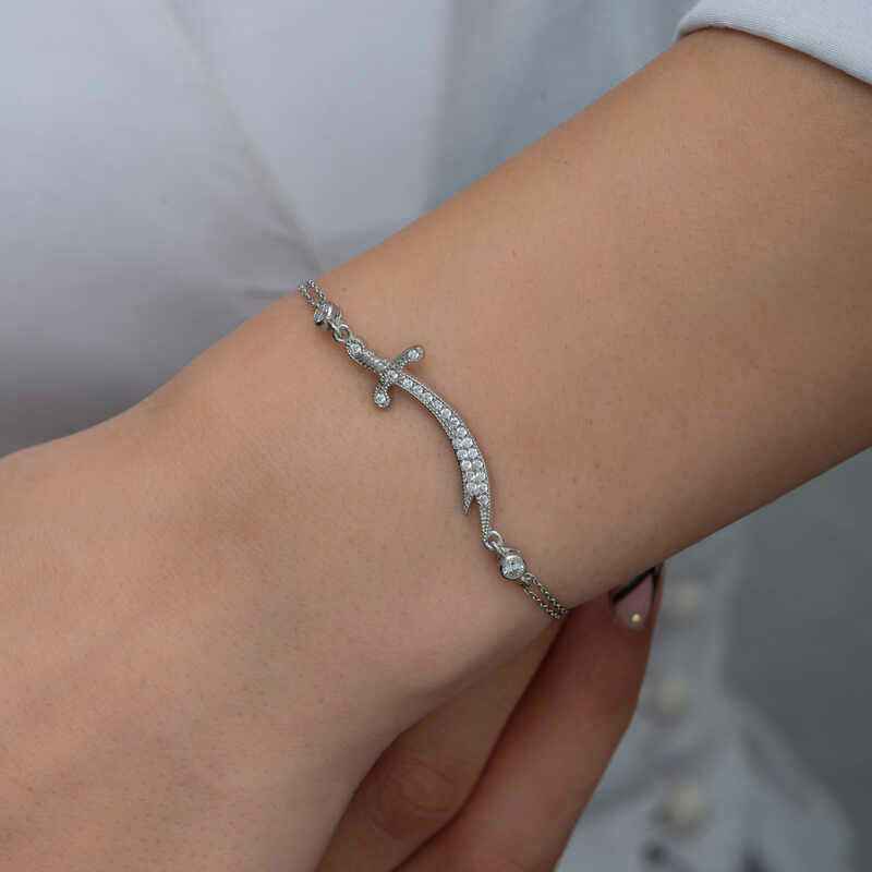 Zülfikar Sword Women's Silver Bracelet