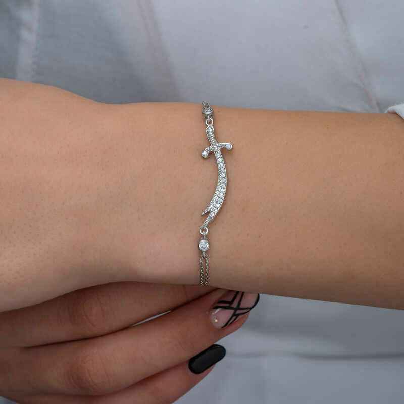 Zülfikar Sword Women's Silver Bracelet