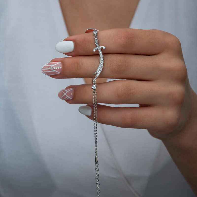 Zülfikar Sword Women's Silver Bracelet