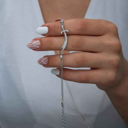 Zülfikar Sword Women's Silver Bracelet