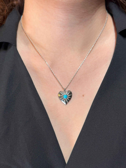 Heart Silver Necklace
